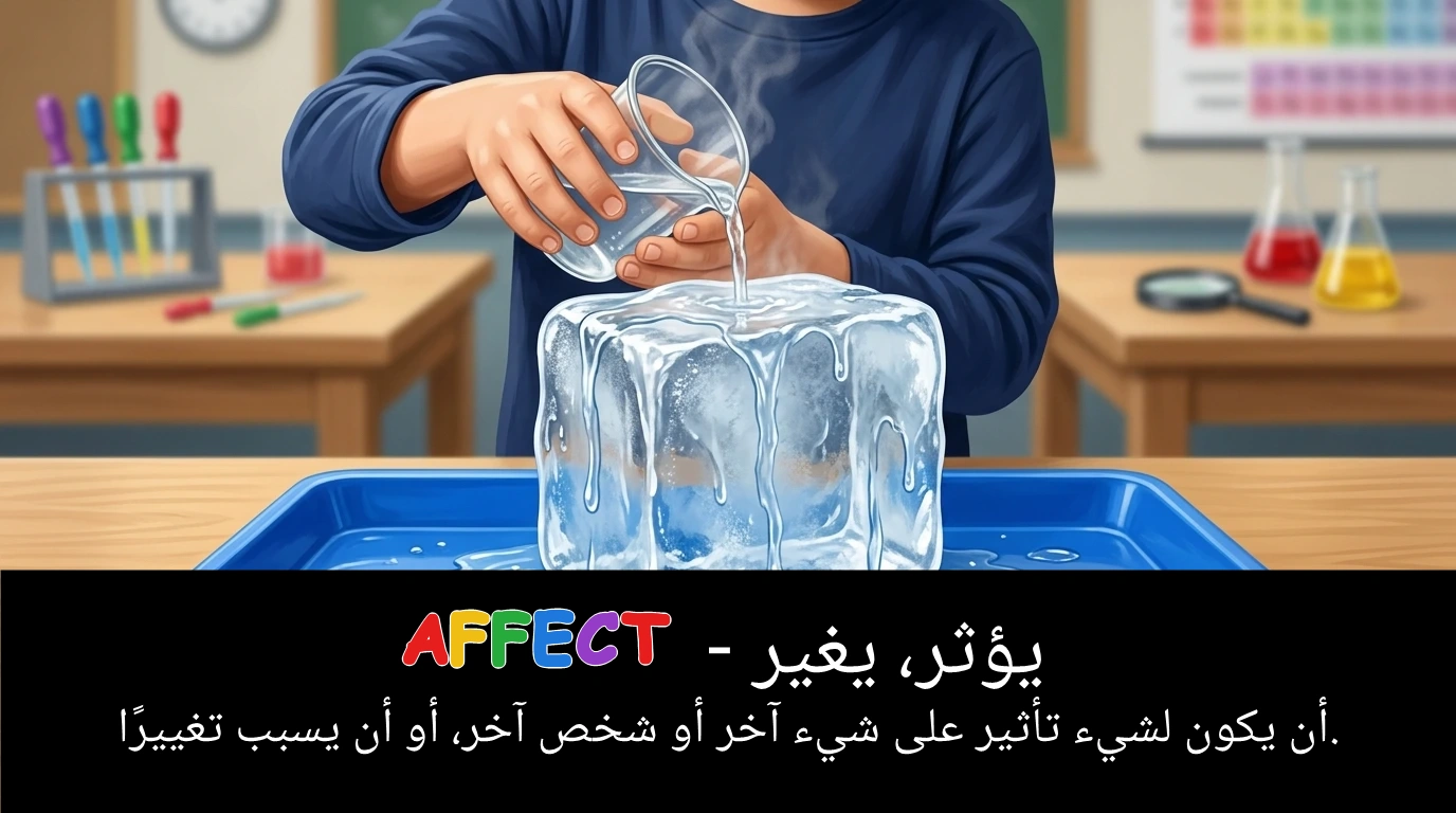 Arabic Illustration for affect